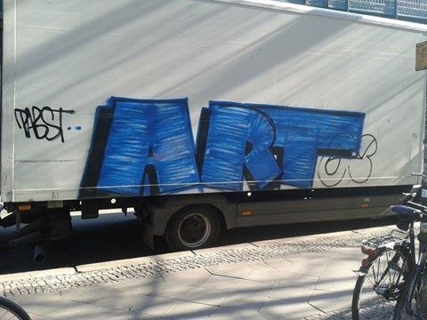 Graffiti Bombing - Photo by Hauswart1120 - ART, PABST