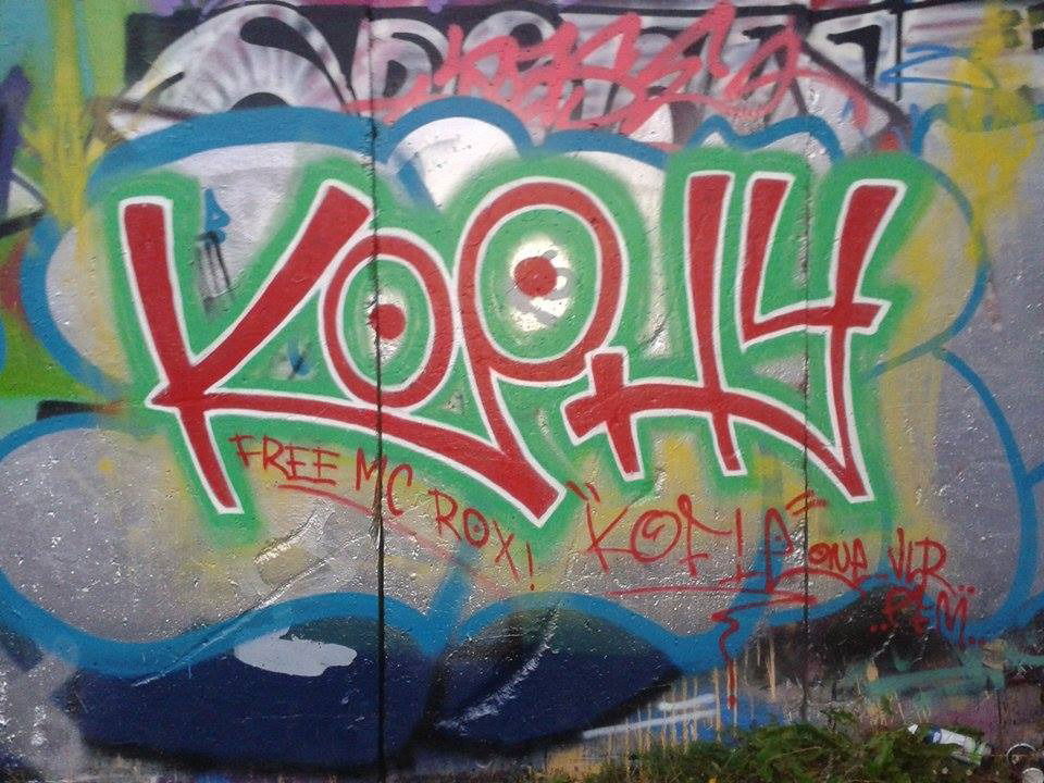 Graffiti Wall - Photo by Hauswart1120 - KOFIE, KOPHY, KOPHEY (2015)