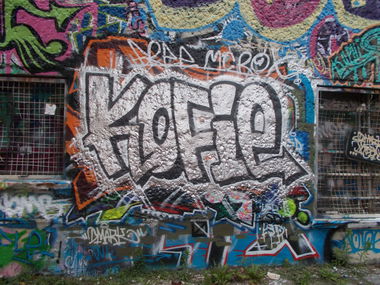Graffiti Wall in Berlin - Photo by Hauswart1120 - KOFIE, KOPHEY, VLR (2015)