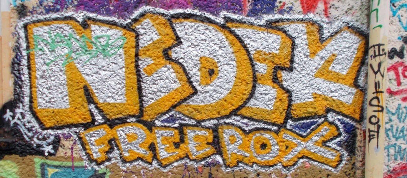 Graffiti Wall in Berlin - Photo by Hauswart1120 - free, ROX, ROX (2015)