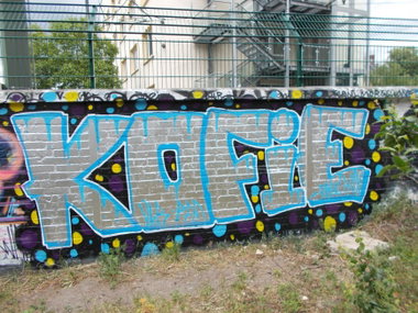 Graffiti Wall in Berlin - Photo by Hauswart1120 - KOFIE, KOPHEY, PFM (2015)