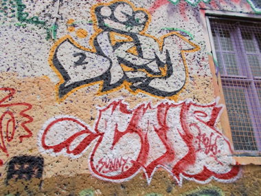 Graffiti Wall in Berlin - Photo by Hauswart1120 - DKM, KOFT (2015)
