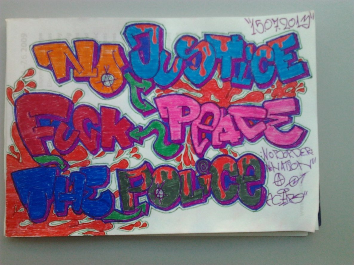 Graffiti Sketch - Photo by Hauswart1120 - NEDEK (2012)