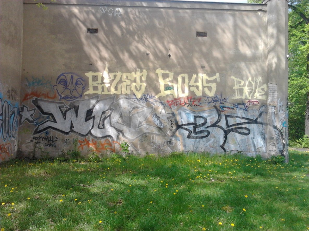 Graffiti Bombing in Berlin - Photo by Hauswart1120 - BB, WLC, 35
