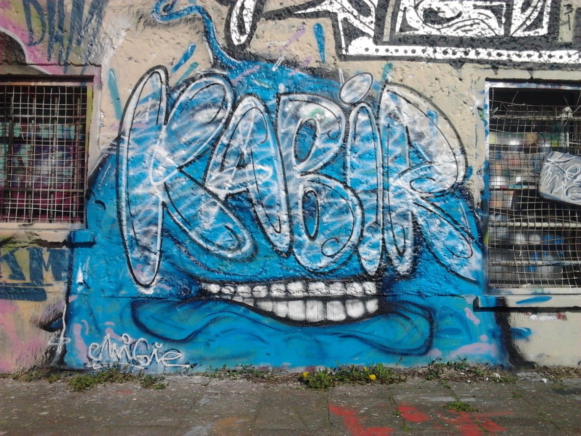 Graffiti Wall in Berlin - Photo by Hauswart1120 - KABIR, WISO, VLR (2015)