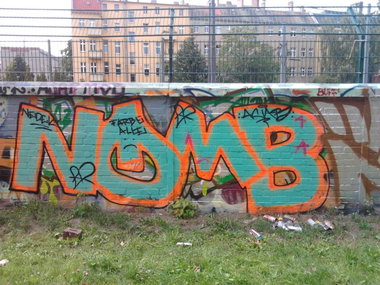 Graffiti Wall - Photo by Hauswart1120 - NOMB, NEDEK (2014)