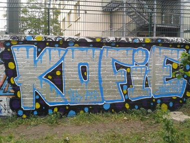 Graffiti Wall in Berlin - Photo by Hauswart1120 - KOFIE, KOPHEY, VLR (2015)