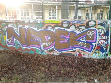 Graffiti Wall - Photo by Hauswart1120 - NEDEK, NOMB (2015)