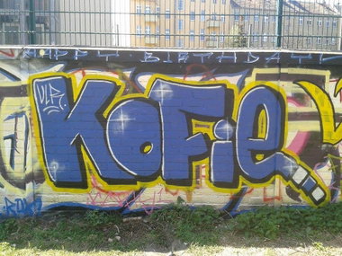 Graffiti Wall in Berlin - Photo by Hauswart1120 - KOFIE, KOPHEY, VLR (2015)