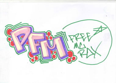 Graffiti Sketch - Photo by Hauswart1120 - PFM, ROX, FREE (2015)