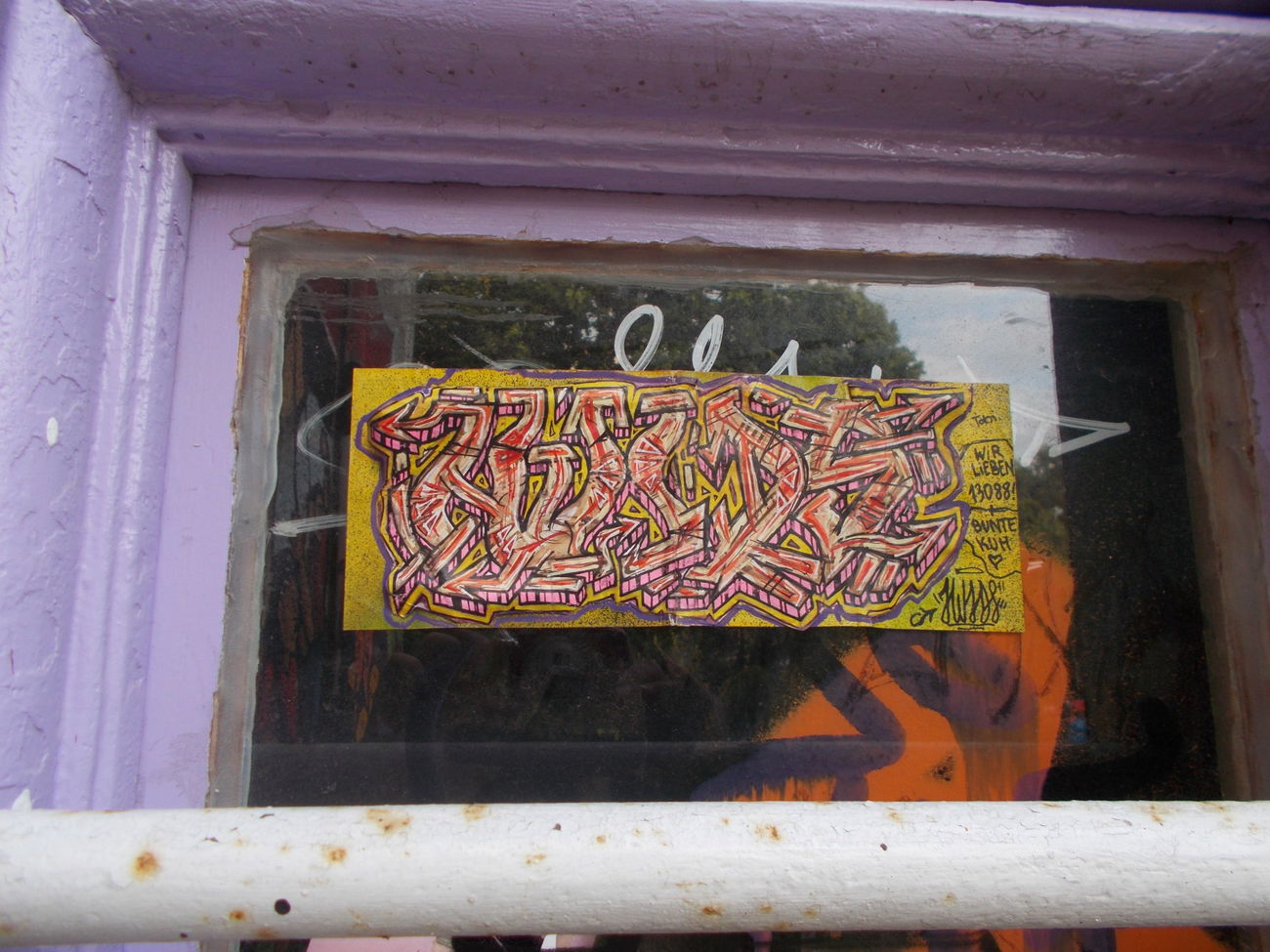 Graffiti Sketch in Berlin - Photo by Hauswart1120 - IWIDS (2015)