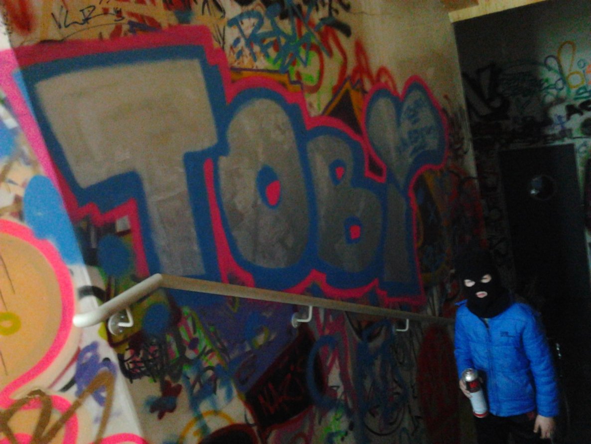 Graffiti Bombing - Photo by Hauswart1120 - TOBI, NEDEK (2015)