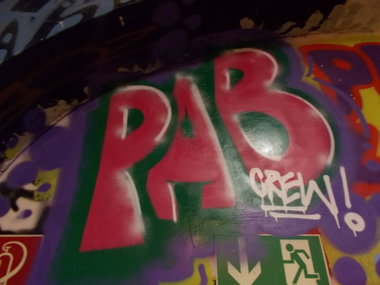 Graffiti Wall in Berlin - Photo by Hauswart1120 - PAB, DARICK (2015)