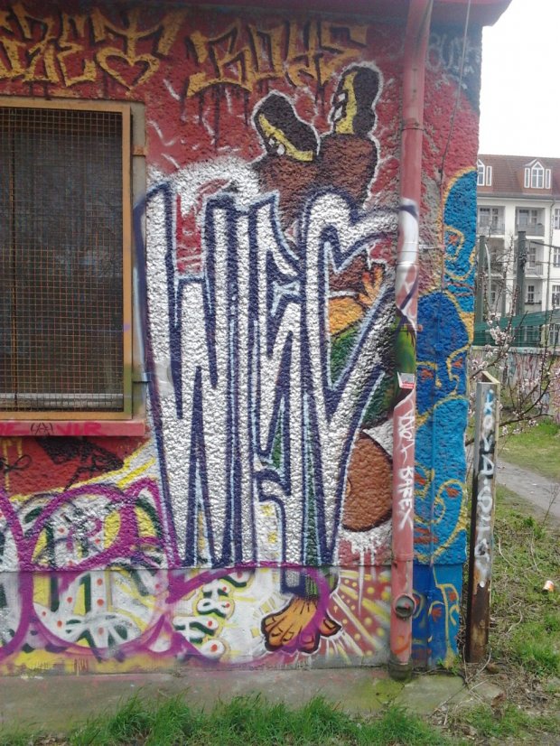 Graffiti Bombing - Photo by Hauswart1120 - WISOE (2015)