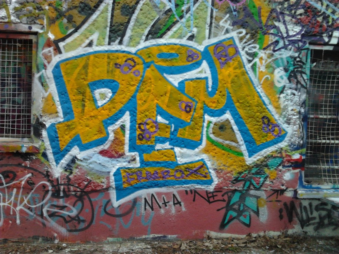 Graffiti Wall - Photo by Hauswart1120 - NEDEK, PFM (2015)