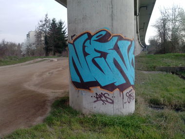 Graffiti Bombing - Photo by HavanaClub - Neno, Srrg, Ams