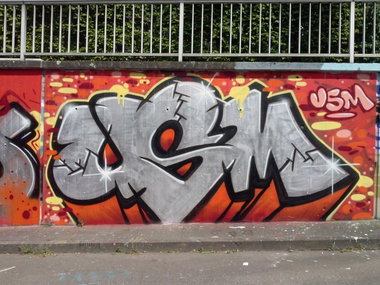 Graffiti Wall - Photo by HavanaClub - USM, Mainz, 05 (2014)