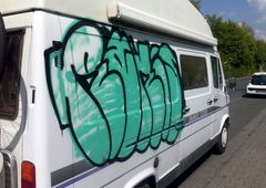 Graffiti Bombing - Photo by HavanaClub - Rakis, MBC, BDA (2014)