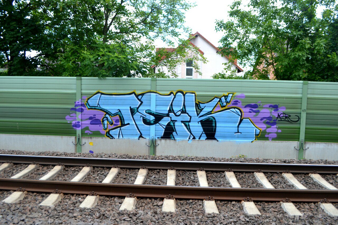 Graffiti Wall - Photo by HavanaClub - Teik, ASR, Mainz (2014)
