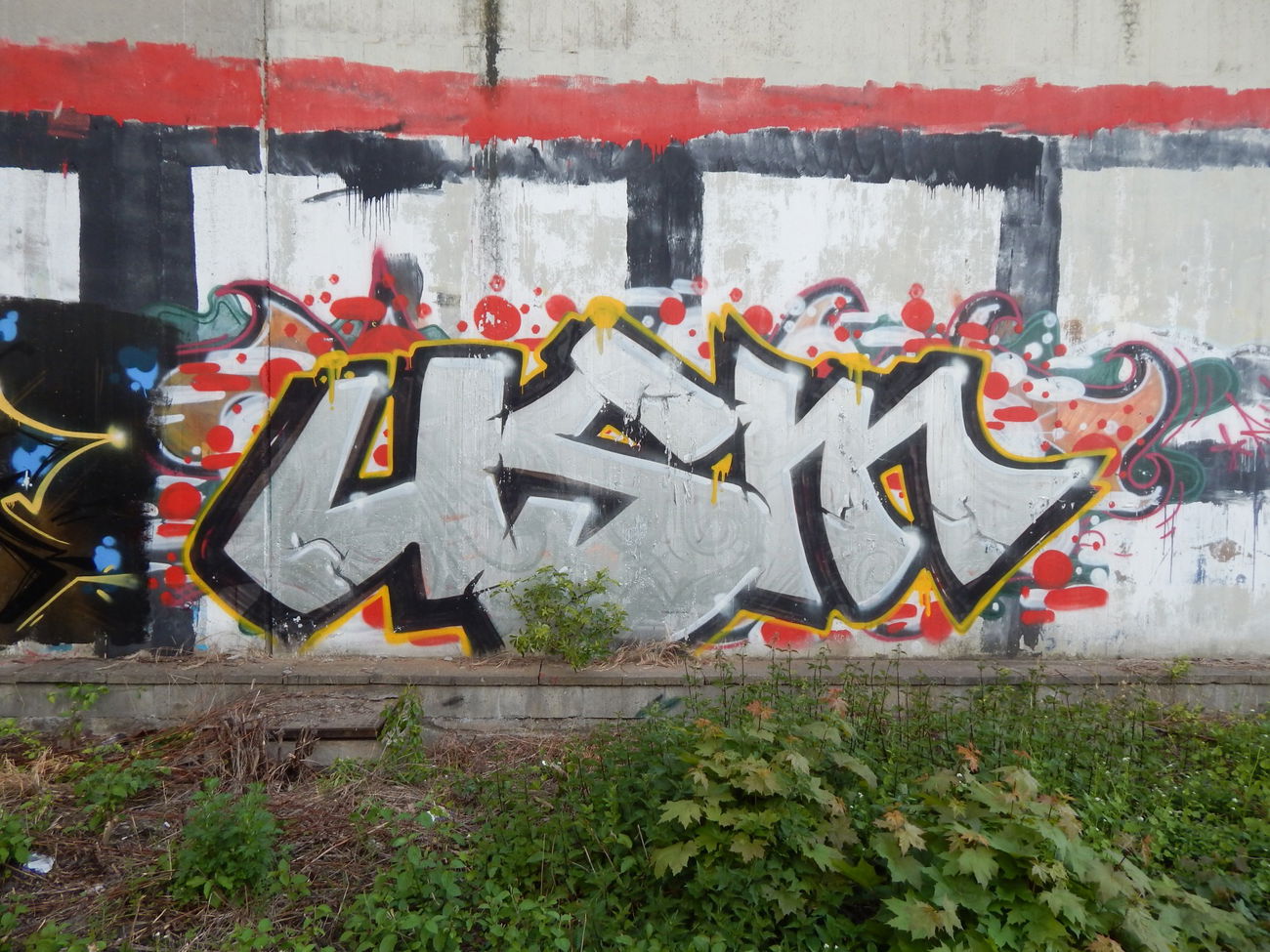 Graffiti Wall - Photo by HavanaClub - usm, fsv, mainz