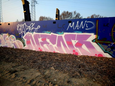 Graffiti Wall - Photo by HavanaClub - neno, ams, srrg