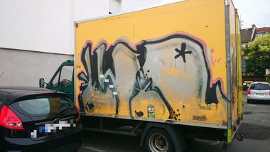 Graffiti Bombing - Photo by HavanaClub - Truck, mainz, bwol
