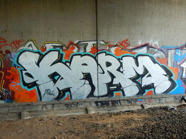 Graffiti Wall - Photo by HavanaClub - karm, ams, mainz