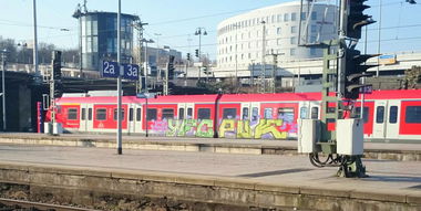 Graffiti Train - Photo by HavanaClub - yf, cpuk, mainz (2015)