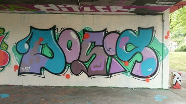 Graffiti Wall - Photo by HavanaClub - Dosis, Mf, mainz