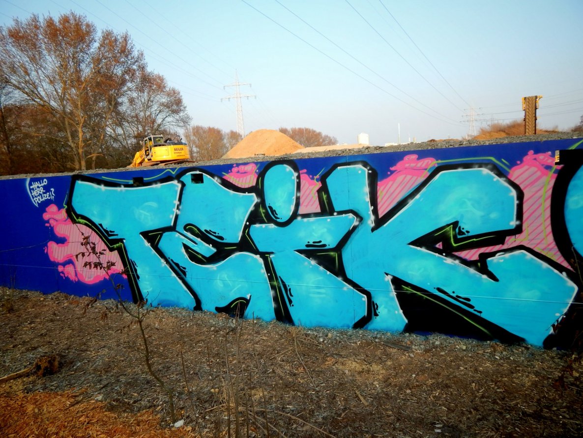 Graffiti Wall - Photo by HavanaClub - teik, asr, mainz