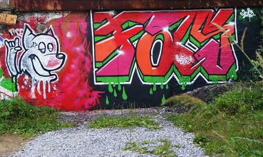 Graffiti Bombing - Photo by HazeOne - Haze (2013)