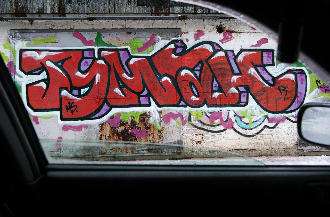 Graffiti Bombing - Photo by HazeOne - Haze (2013)