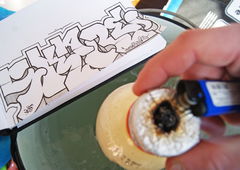 Graffiti Sketch - Photo by HazeOne - Haze (2014)