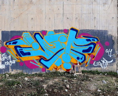 Graffiti Wall - Photo by Hazin - irangraffitiiranurbanarttehranirantehranpersianletterspersianstylegraffitiurbanart (2018)