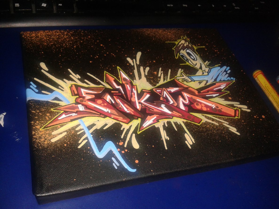 Graffiti Sketch - Photo by Heisenberg - encom, enkom, Bielefeld