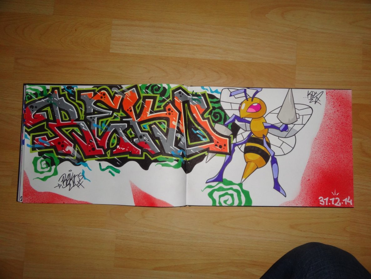 Graffiti Sketch - Photo by Heisenboss - reko, kps