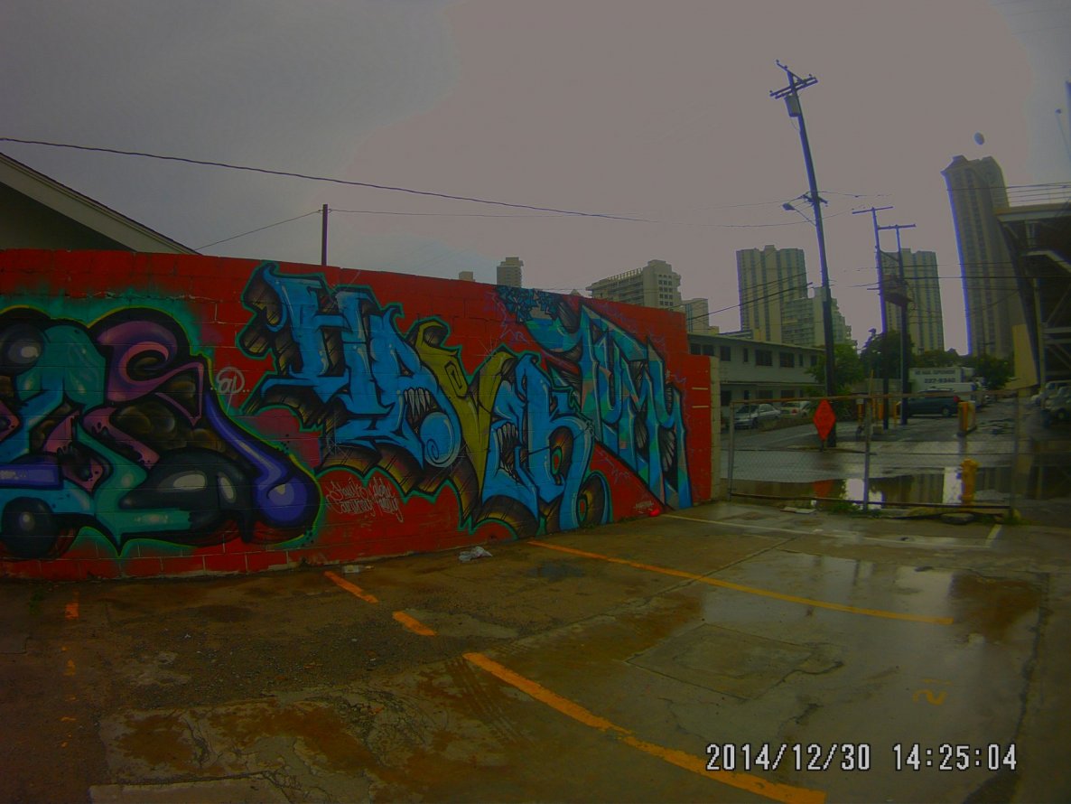 Graffiti Wall - Photo by Held - Hawaii, Honolulu
