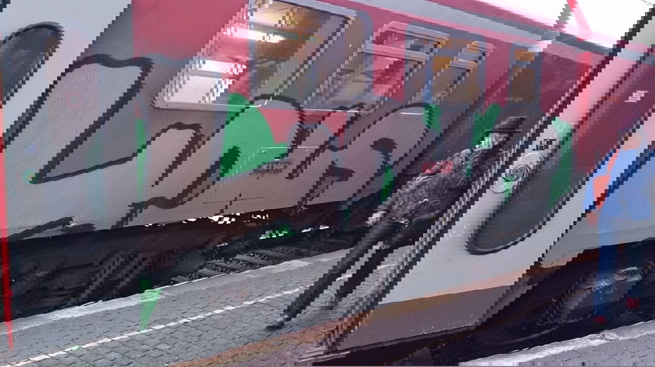 Graffiti Train in Eisleben - Photo by Held - Ydus, Halle, Train