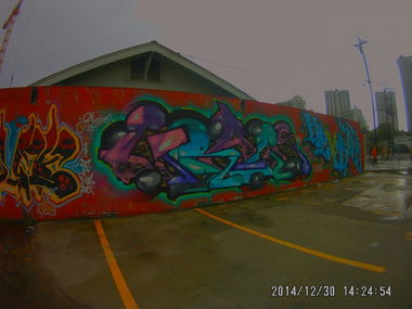 Graffiti Wall - Photo by Held - Hawaii, Honolulu