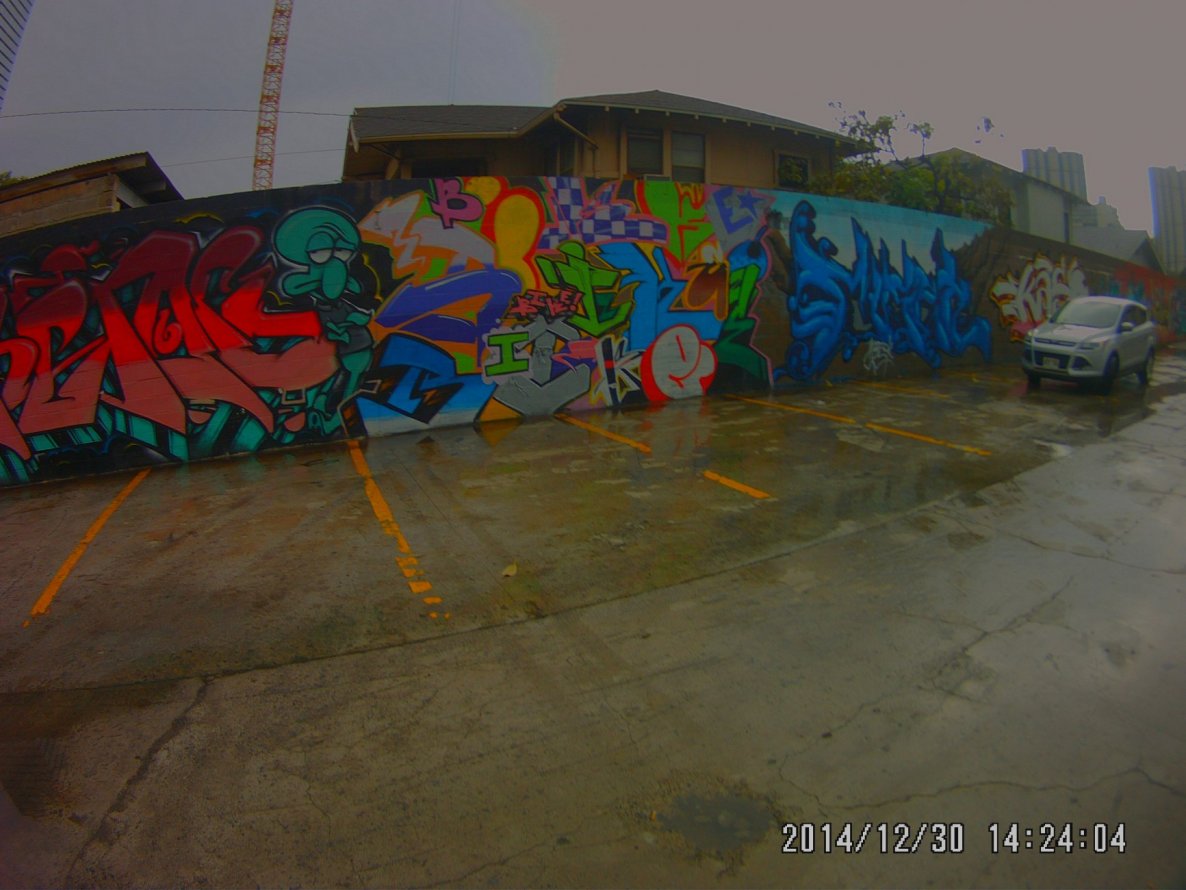 Graffiti Wall in Oahu County - Photo by Held - Hawaii, Honolulu