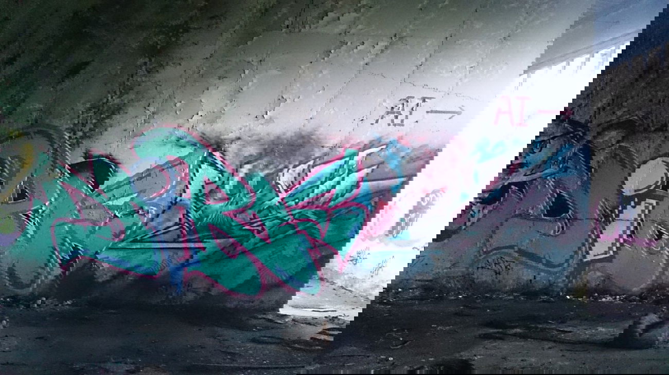 Graffiti Wall in Eisleben - Photo by Held - Nire, Nightmare, Noxik