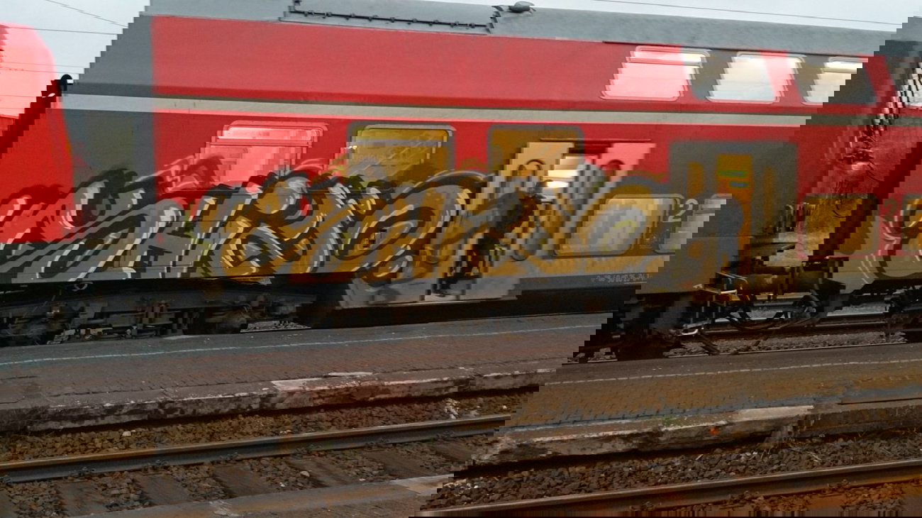 Graffiti Train in Eisleben - Photo by Held - Shizo, Lutherstadt, Eisleben
