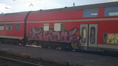 Graffiti Train in Eisleben - Photo by Held - Shizo, Lutherstadt, Eisleben