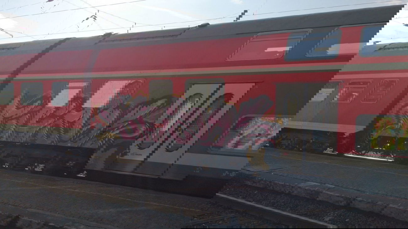 Graffiti Train in Eisleben - Photo by Held - Shizo, Lutherstadt, Eisleben