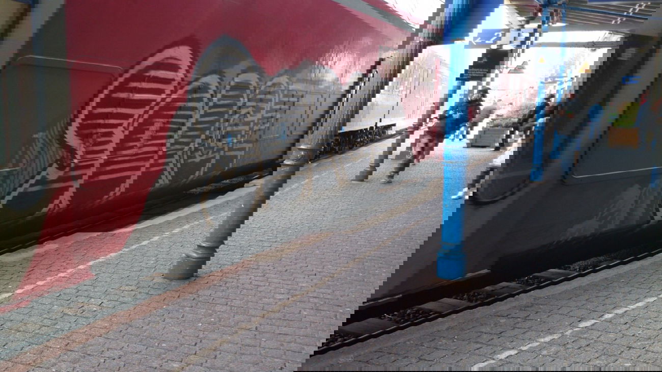 Graffiti Train in Eisleben - Photo by Held - Sorge, Lutherstadt, Eisleben