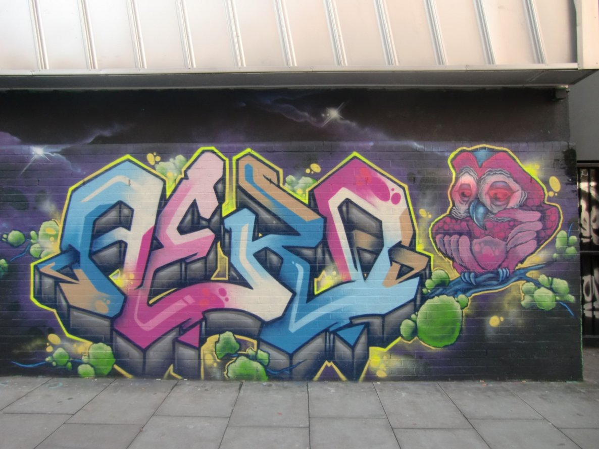 Graffiti Wall in London - Photo by Held