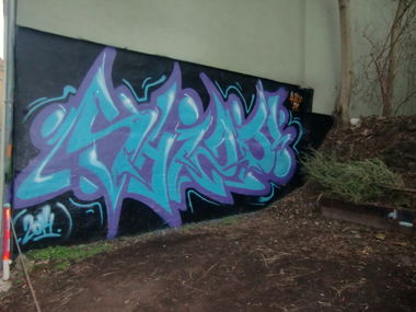 Graffiti Wall in Halle - Photo by Held - Güros, Sure, Shot