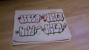 Graffiti Sketch - Photo by Held - Held, Osten (2014)