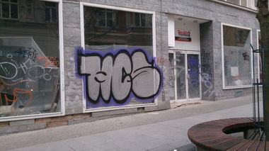 Graffiti Bombing in Halle - Photo by Held - Hardcores, Halle/Saale, Ostdeutschland