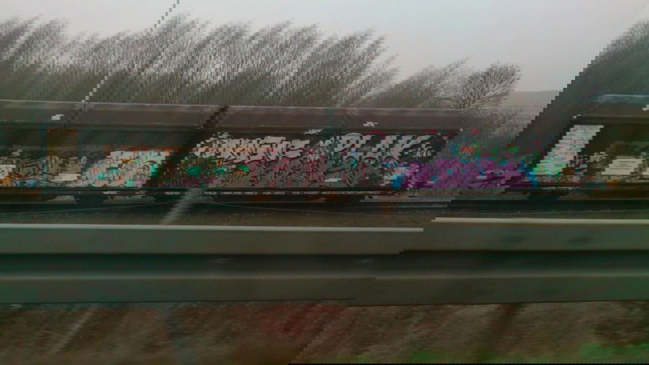 Graffiti Train in Landkreis Märkisch-Oderland - Photo by Held - Berlin, Hennickendorf